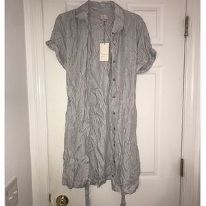 White/blue Stripped dress